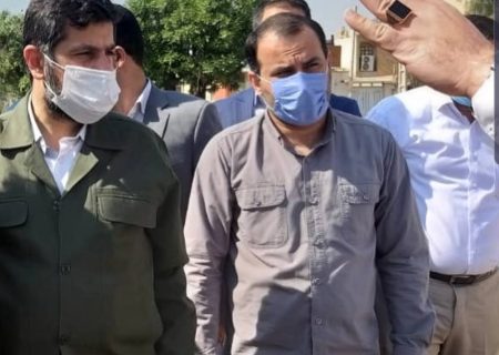 بازدید استاندار خوزستان و شهردار اهواز از پروژه های طرح ضربتی آبهای سطحی