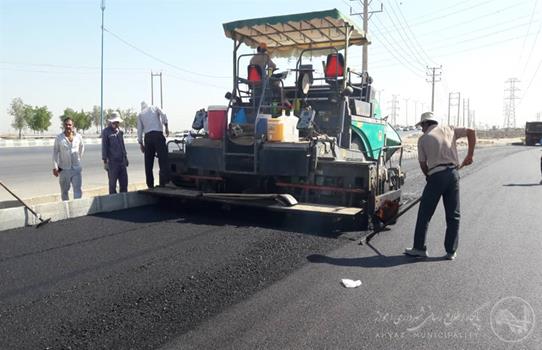 گام پایانی عملیات عمرانی در تقاطع جانباز و آغاز اجرای عملیات آسفالت مکانیزه معابر زیرگذر جانباز (زردشت)