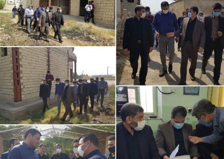 بازدید مدیرکل امورمجلس وزارت ورزش وجوانان از پروژهای ورزشی شوشتر و گتوند