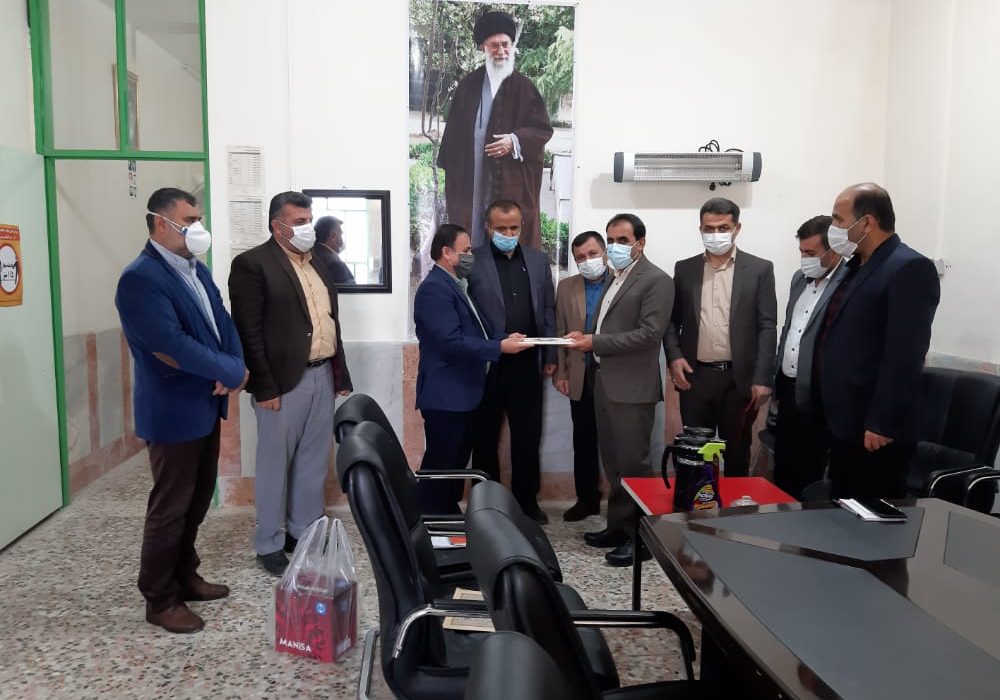 مراسم معارفه محمدرحیم صیدالی باحضوررییس اداره آموزش وپرورش
