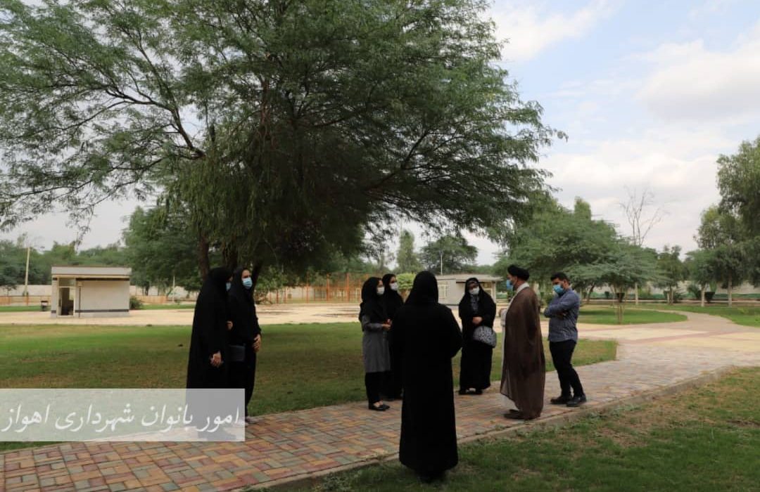 پیگیری حل مشکلات پارک بانوان توسط نماینده ویژه شهردار اهواز در امور بانوان
