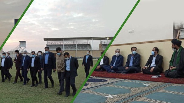 بازدید مهندس مجتبی یوسفی و دکتر سیدکریم حسینی از شهر ملاثانی
