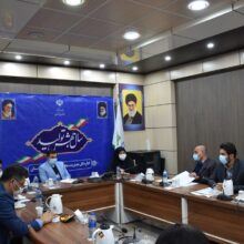جلسه بررسی روند ارزیابی واحدهای خسارت دیده از آبگرفتگی در خوزستان