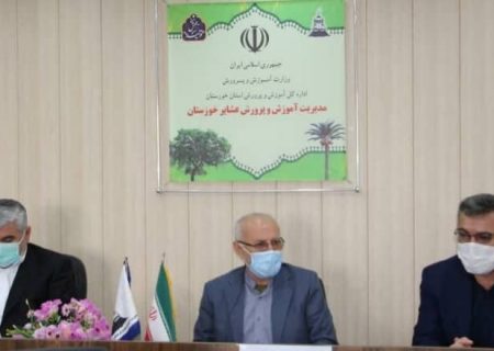حضورنمایندگان مجلس شهرستان های مسجدسلیمان، لالی، هفتکل، ایذه و باغملک در جلسه شورای اداری آموزش و پرورش عشایر خوزستان