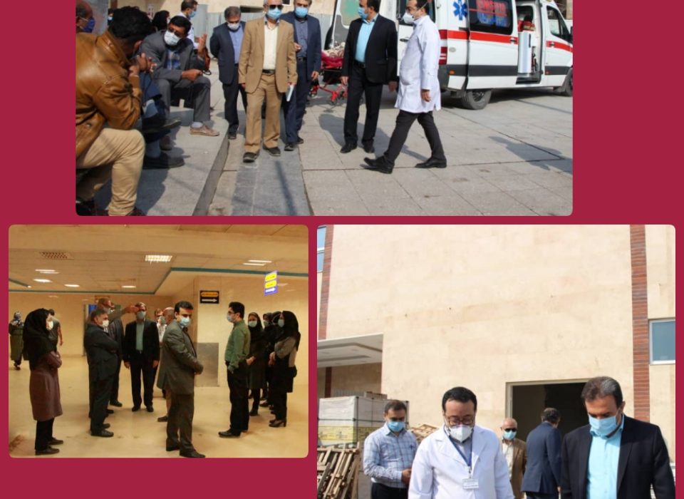 بازدید رئیس دانشگاه علوم پزشکی اهواز از پروژه های در دست اقدام بیمارستان امام خمینی(ره)