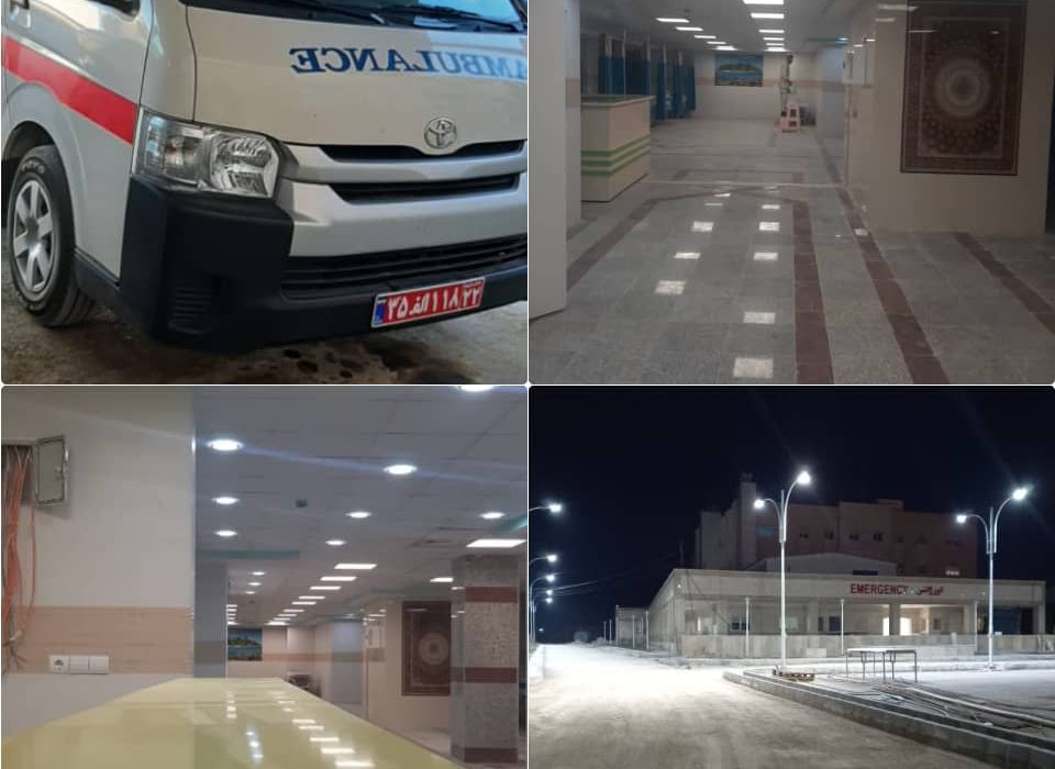 اختصاص یک دستگاه آمبولانس مجهز به اورژانس باغملک