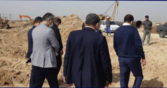 بازدید مهندس یوسفی از روند اجرایی خط انتقال گاز به غیزانیه/یوسفی: اولویت گازرسانی مناطق با مناطق دارای نفت و گاز است