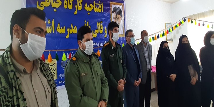 افتتاح کارگاه اشتغالزایی دبیرستانهای شبانهروزی دهستان هتی لالی