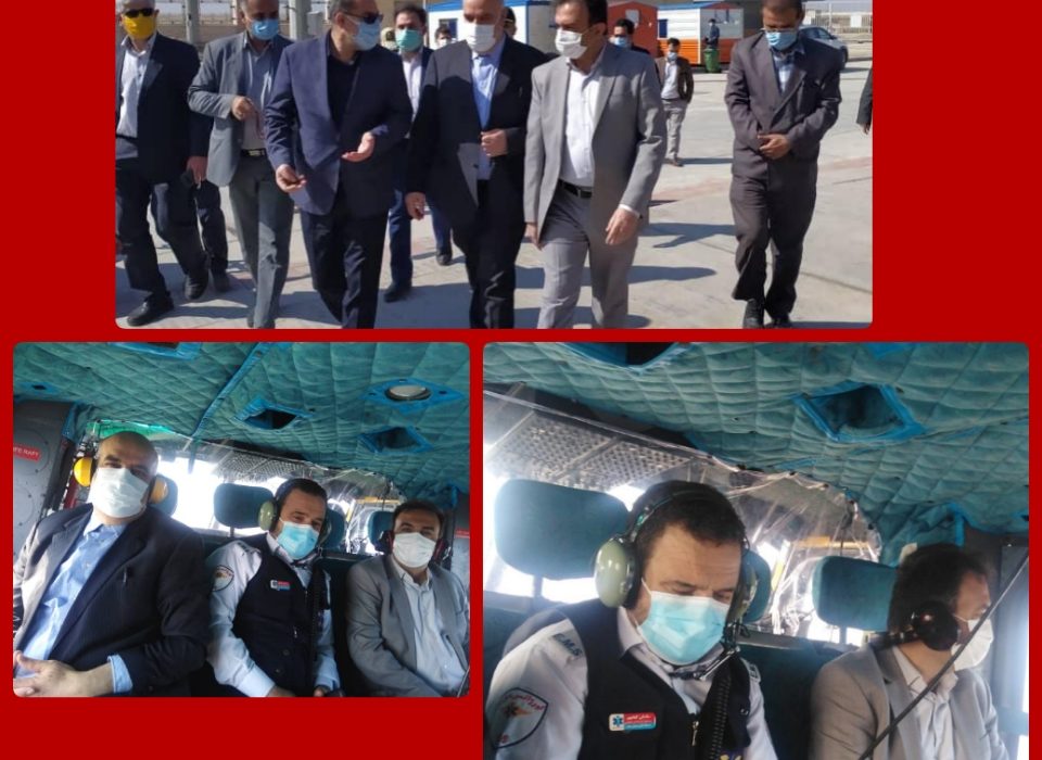 بازدید رئیس دانشگاه علوم پزشکی جندی اهواز از نقاط صفر مرزی شلمچه (خرمشهر) و چذابه(دشت ازادگان)