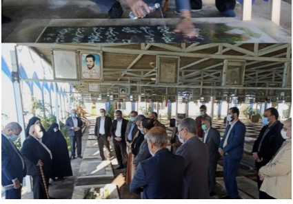 تجدید بیعت کارکنان سازمان جهاد کشاورزی با آرمان های شهدا