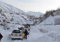 بارش برف موجب مسدود شدن جاده های روستایی بخش دهدز شد