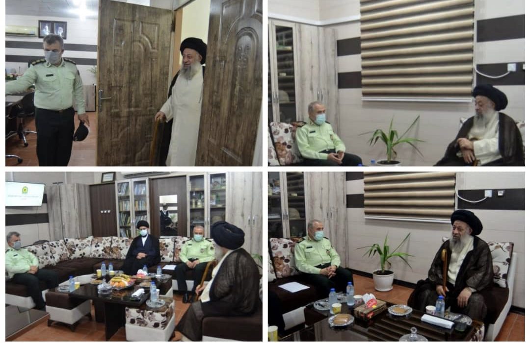 دیدار فرمانده انتظامی خوزستان با آیت الله موسوی جزایری