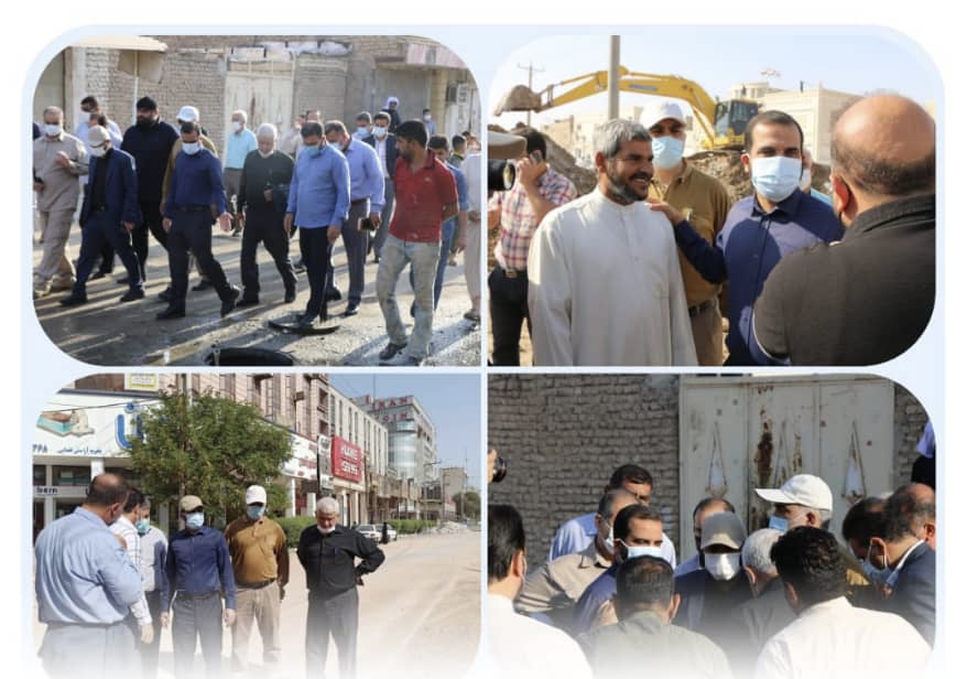 بازدید نماینده اهواز از نقاط بحرانی شبکه فاضلاب/تاکید مهندس یوسفی بر رفع مشکلات پیش از فصل بارش‌ها