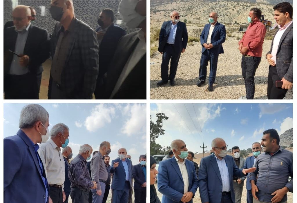 بازدید رئیس سازمان برنامه و بودجه استان خوزستان با همراهی حاج عبدالله ایزدپناه