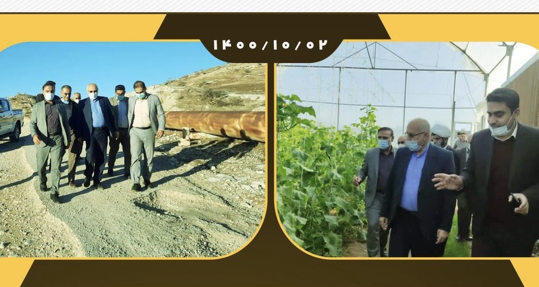 بازدید حاج عبداله ایزدپناه نماینده مردم شریف شهرستان های ایذه، باغملک ودزپارت از پروژه راهسازی و طرح های کشاورزی شهرستان ایذه