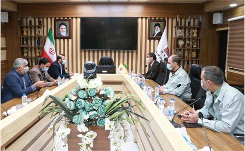 دیدار مدیرکل بنیاد مسکن با قائم مقام مدیرعامل شرکت فولاد خوزستان