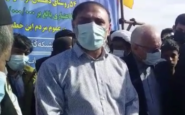 آیین کلنگ زنی و آغاز پروژه گازرسانی دهستان مرغا در روستای جازستان برگزار شد