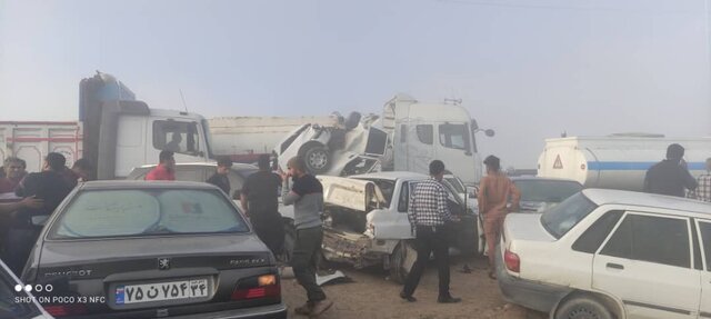 در تصادف زنجیره‌ای بهبهان، جاده مشکلی نداشت