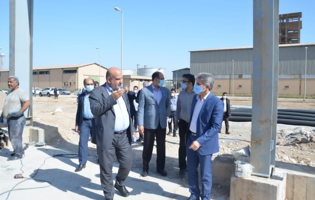 مدیرعامل توسعه نیشکر از روند احداث پروژه تغلیظ ویناس الکل رازی بازدید کرد
