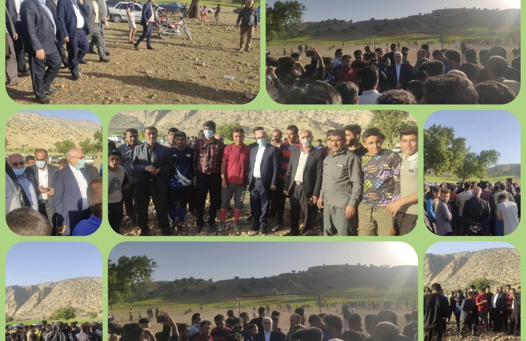 بازدید نماینده محترم از روستای واجل و دیدار با ورزشکاران این روستا در حاشیه مسابقات فوتبال جام نوروز