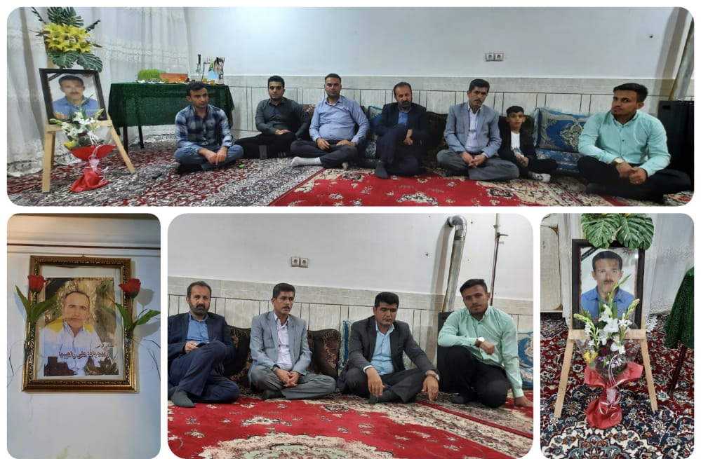 دیدار عیدانه نمایندگان مدیرعامل شرکت توزیع برق خوزستان از خانواده های همکاران متوفی ایثارگر