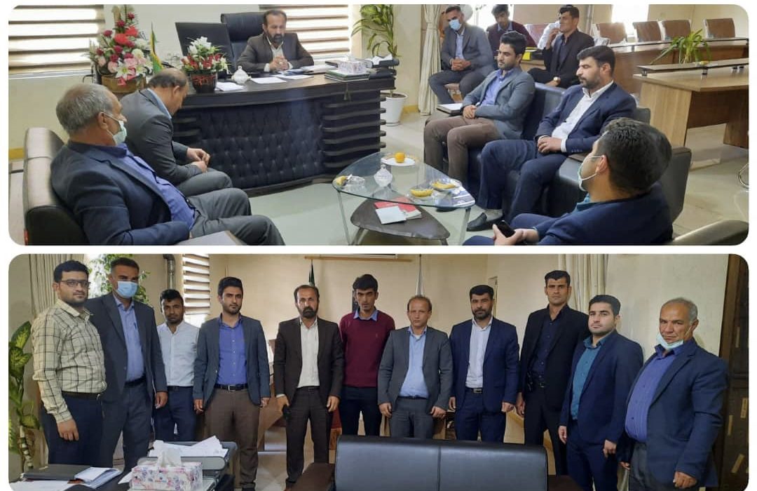 مراسم تودیع ومعارفه مسئول دفترحقوقی مدیریت توزیع برق باغملک برگزارشد کائیدرفت جعفری آمد