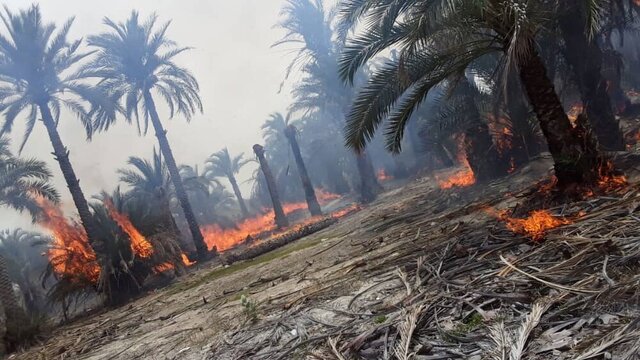 مدیر شعب بانک کشاورزی استان خبر داد:  تحقق و اجرای بیمه آتش‌سوزی نخیلات در خوزستان