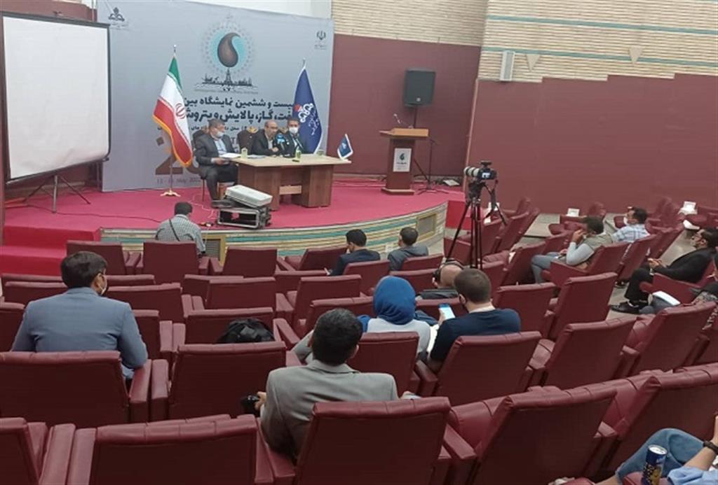 برگزاری نشست خبری مدیر عامل مناطق نفتخیز جنوب در روز سوم نمایشگاه صنعت نفت