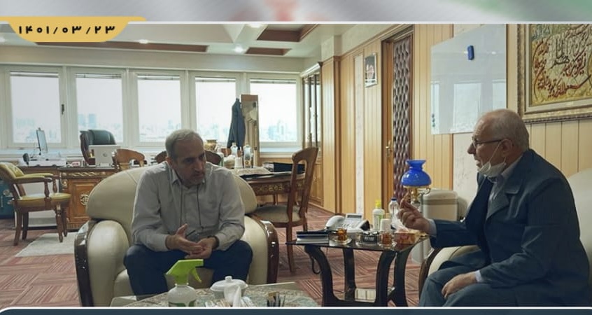 دیدار نماینده مردم شریف شهرستان های ایذه ، باغملک و دزپارت در مجلس شورای اسلامی با مهندس چگنی مدیرعامل شرکت ملی گاز ایران