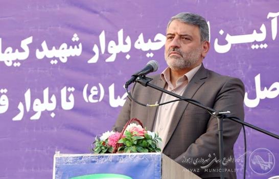 شهردار اهواز: افتتاح پروژه ها به صورت هفتگی انگیزه خدمت را افزایش می دهد