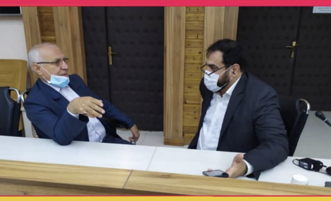 دیدار نماینده مردم شریف شهرستان های ایذه ، باغملک و دزپارت در مجلس شورای اسلامی با دکتر ارسلان غمگین مدیرکل تعاون ، کار و رفاه اجتماعی خوزستان
