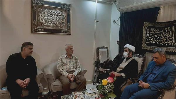 دیدار مدیرکل فرهنگ و ارشاد اسلامی خوزستان با آزادگان سرافراز محمد آقانیا و عبدالحمید تویسرکانی