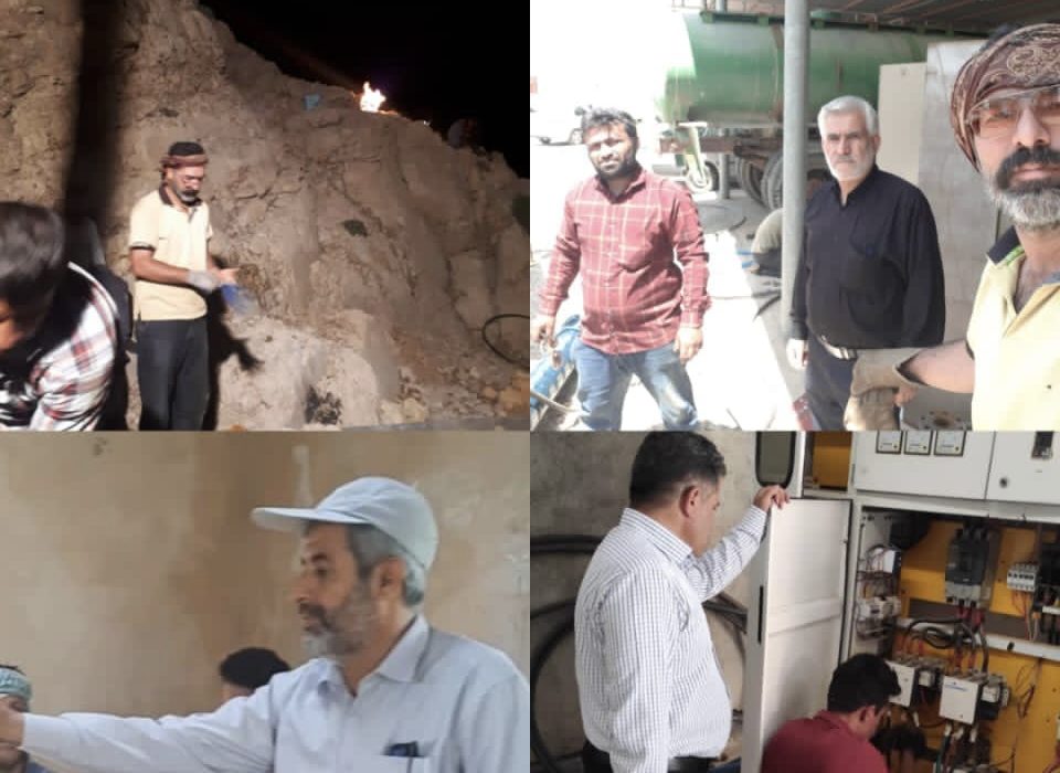 پایداری آب شرب روستای امام زاده عبدالله (ع)با تعویض الکتروپمپ