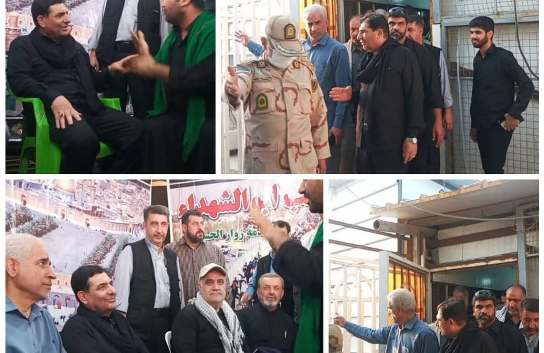 حضور معاون اول رئیس‌جمهور در جمع زائران اربعین در گذرگاه شلمچه