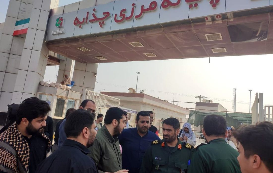 با حضور سردار باقری افتتاح موکب سلامت بسیج جامعه پزشکی در مرز شلمچه