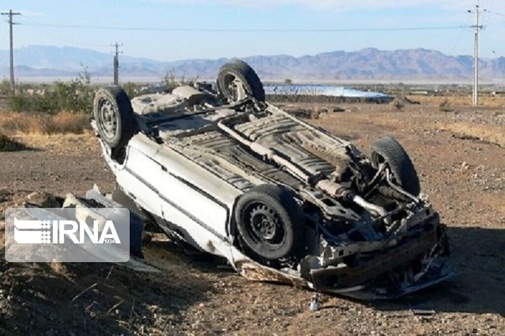 ۶ مصدوم در حادثه واژگونی خودرو در شهر اهواز