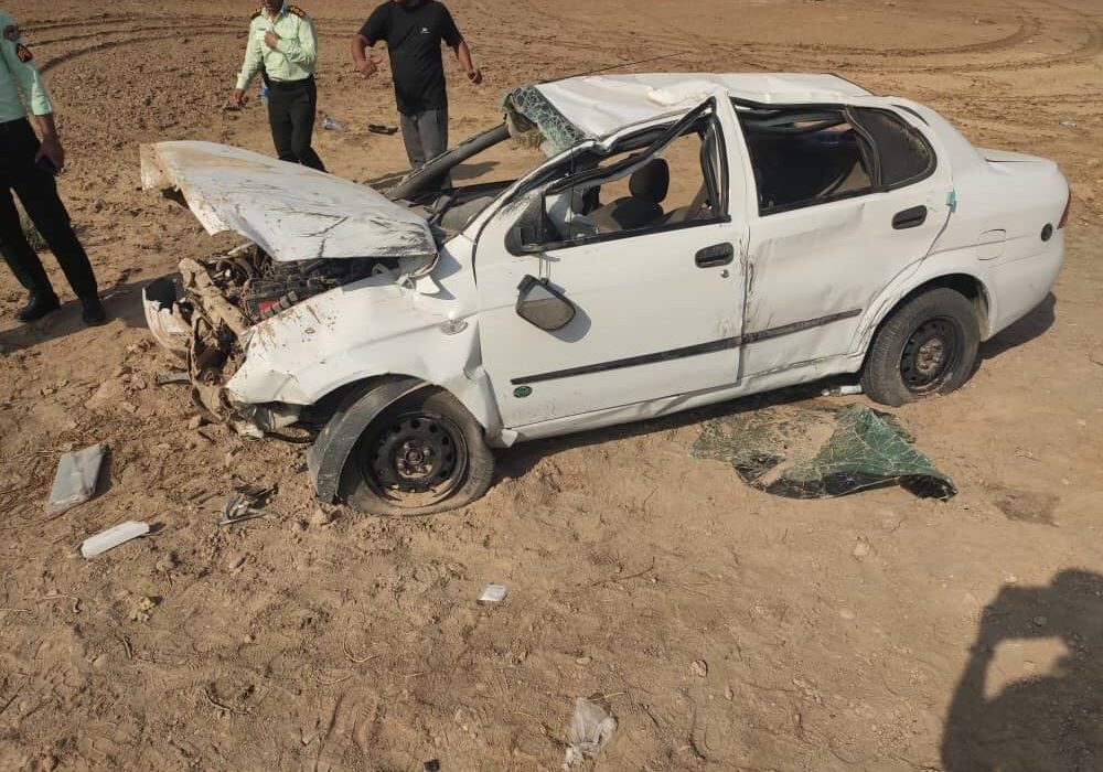 حوادث رانندگی در خوزستان ۲ کشته و هشت مصدوم برجا گذاشت
