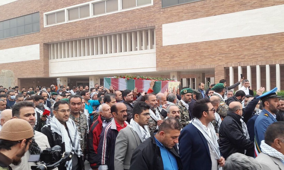 پیکر شهید گمنام در یادمان شهدای ملی حفاری آرام گرفت