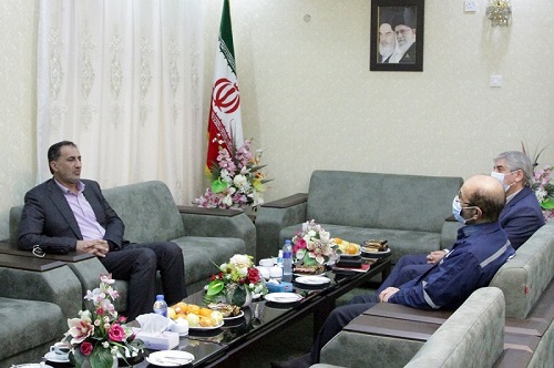 دیدار نماینده مجلس شورای اسلامی با مدیرعامل شركت ملی مناطق نفتخیز جنوب