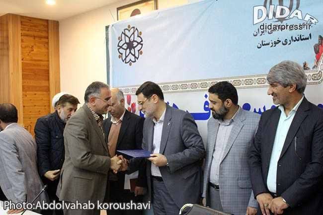 تقدیر معاون رییس جمهور از اقدامات جهادی محمد حسین پناهی فر مدیر کل راه و شهرسازی خوزستان