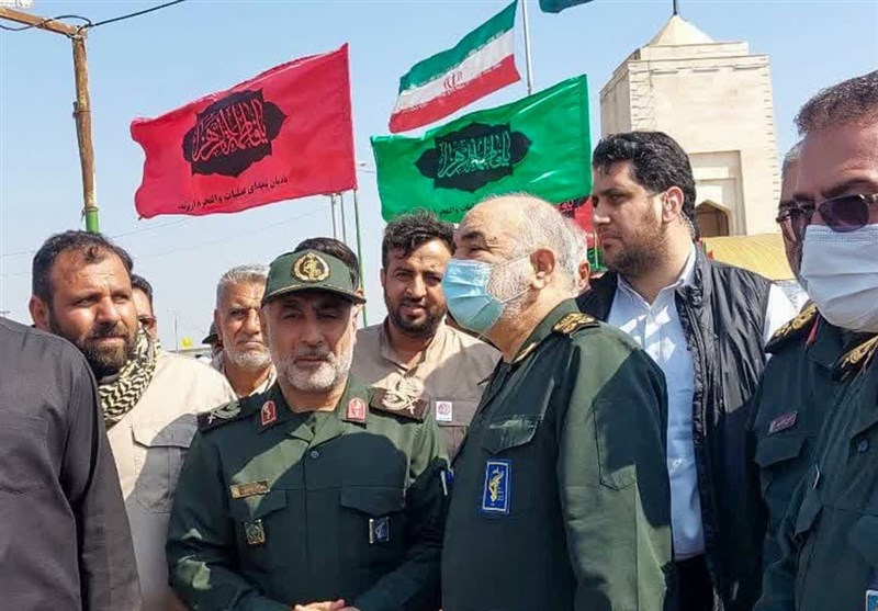 فرمانده کل سپاه به جمع راهیان نور پیوست/ ‌سرلشکر سلامی: پرچم‌‌ شهدا‌ هرگز بر زمین نخواهد افتاد + تصاویر