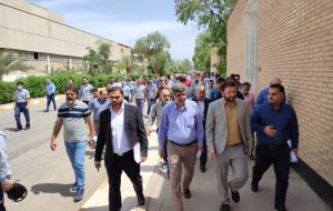 بازدید مدیرکل تعاون ، کار و رفاه اجتماعی خوزستان از شرکت فولاد کاویان / دیدار چهره به چهره با کارگران