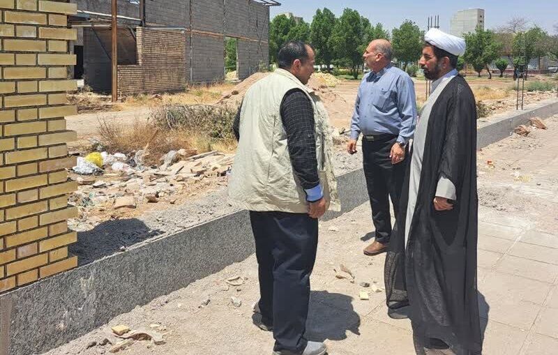 با پیگیری هنرمندان و مدیر کل ارشاد خوزستان ؛ تالار آفتاب به تالار شهر تبدیل می شود/ساخت دیوار تالار آفتاب از سر گرفته شد