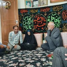 استاندار خوزستان با خانواده شهیدان غضنفر و مهدی میرولی دیدارکرد