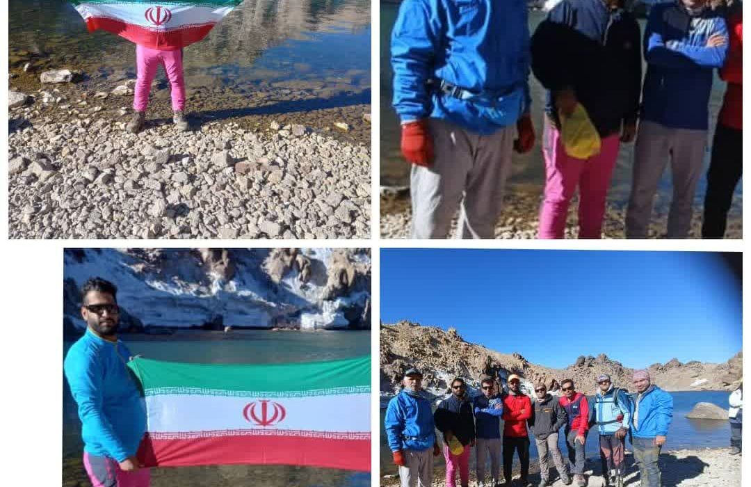 صعودگروه کوهنوردی کوهستان باغملک به قله 4,811 متری  سبلان