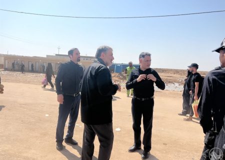 نظارت میدانی شهردار اهواز بر خدمت‌رسانی به زائران اربعین حسینی در مرز چذابه