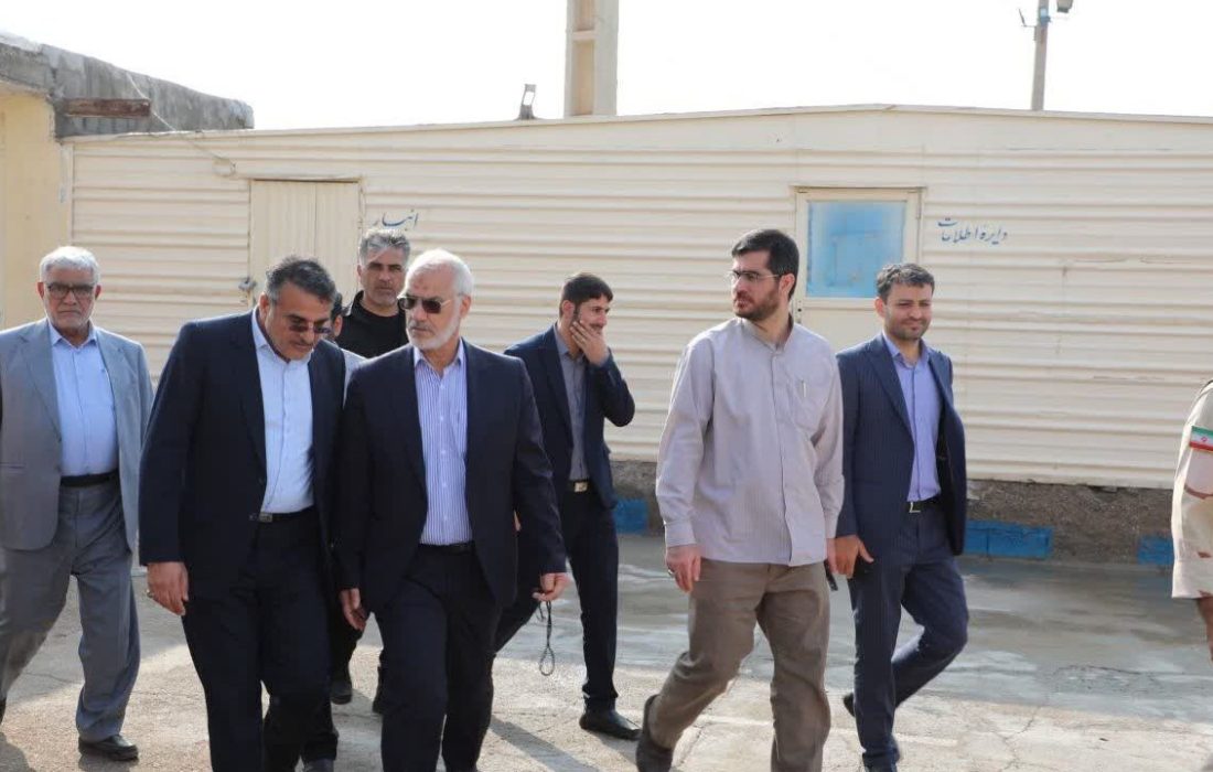 بازدید استاندار خوزستان از پایانه مرزی چذابه / تصاویر