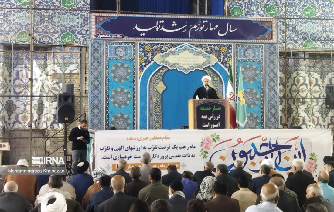 خطیب جمعه اهواز: آمریکا پشت پرده همه جنایات است