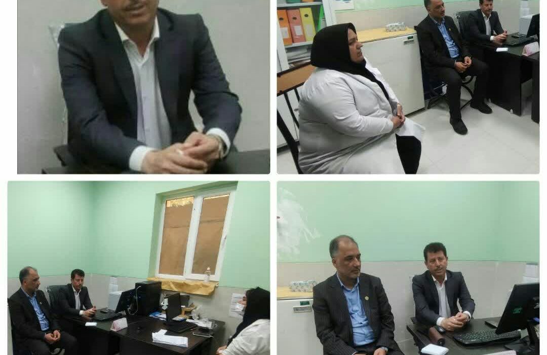 بازدید تیم اجرایی مرکز بهداشت استان خوزستان از شبکه بهداشت و درمان شهرستان باغملک