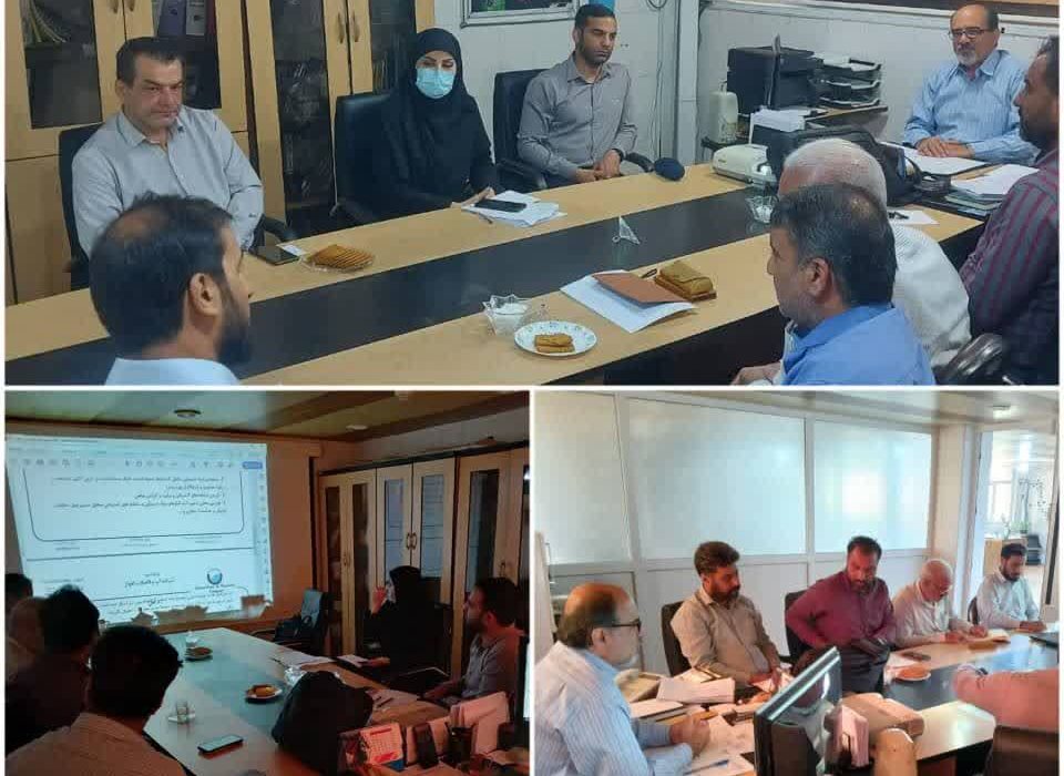برگزاری نشست پیشبینی تمهیدات پیشگیرانه در آغاز بارشها و شناسایی مخاطرات
